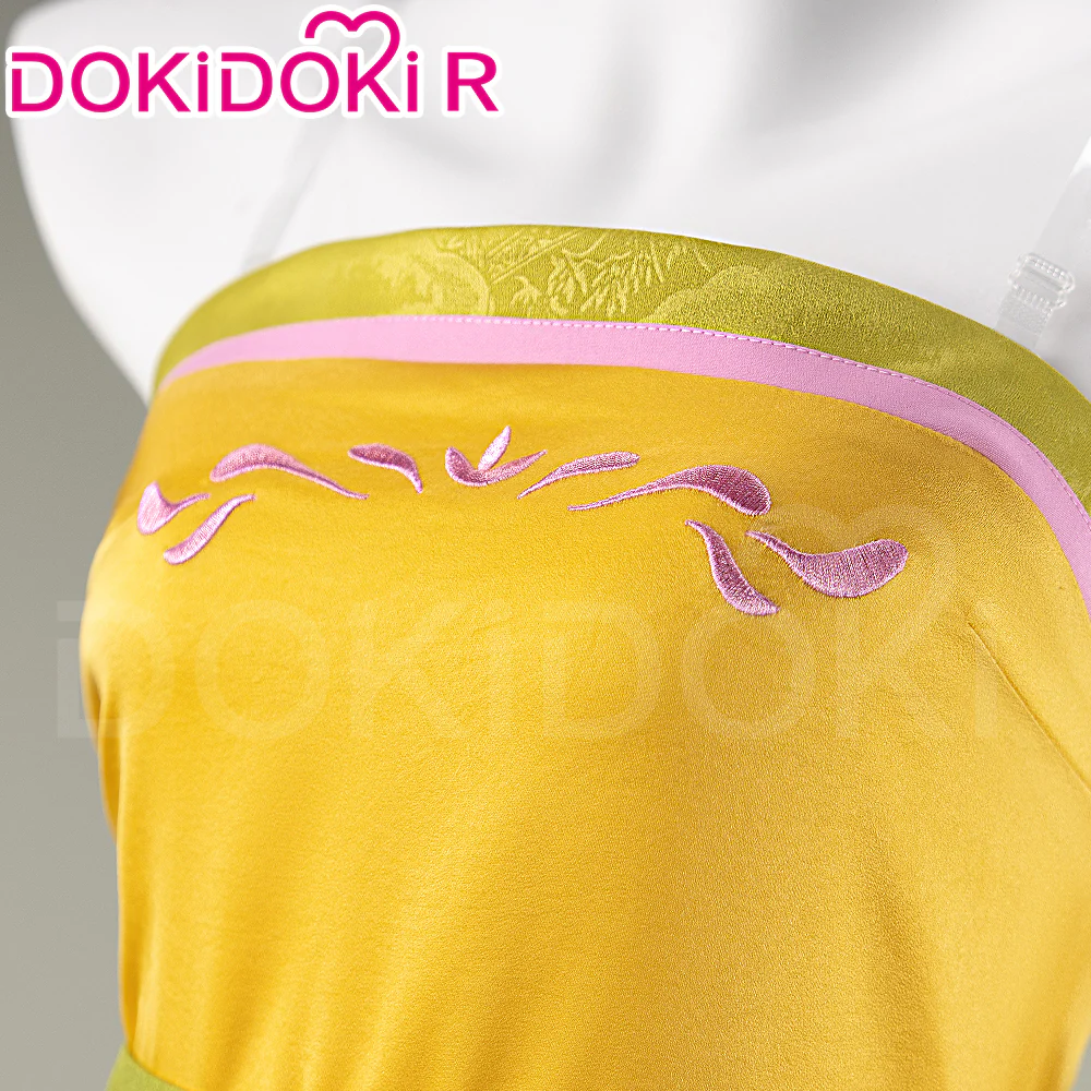 【 Ready For Ship】【Size S-3XL】【Last Batch】DokiDoki-R Anime The Apothecary Diaries Cosplay Maomao Costume Yellow Dress Mao Mao Verdigris House - Image 4