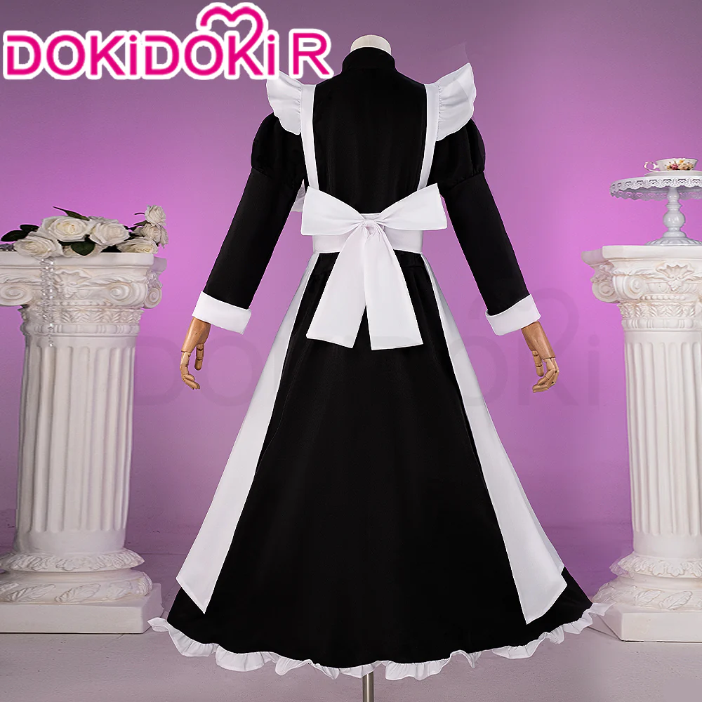 【IN STOCK】【Size S-3XL】DokiDoki-R Butler / Maid Male FemaleCostume Black White Apron - Image 3