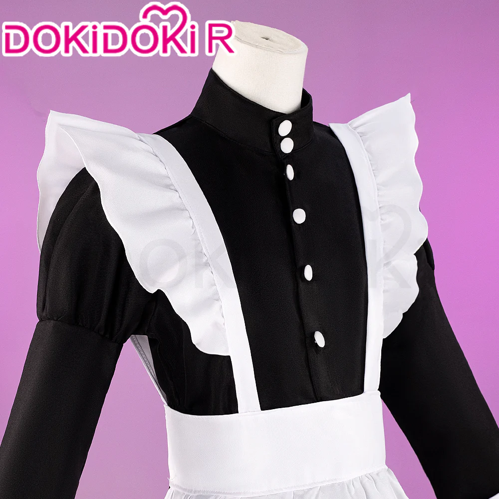 【IN STOCK】【Size S-3XL】DokiDoki-R Butler / Maid Male FemaleCostume Black White Apron - Image 4