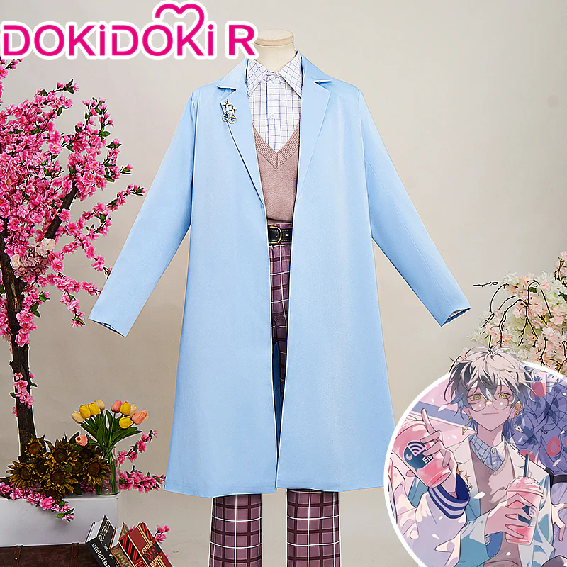 【Partially Ready For Ship】【Size S-3XL】DokiDoki-R Cosplay Vtuber Ike Eveland Cosplay Ike Costume