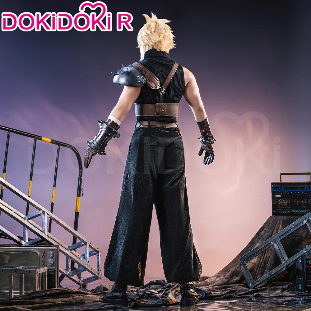 【Size S-3XL】DokiDoki-R Game Cosplay Clooud Striffe Costume - Image 3