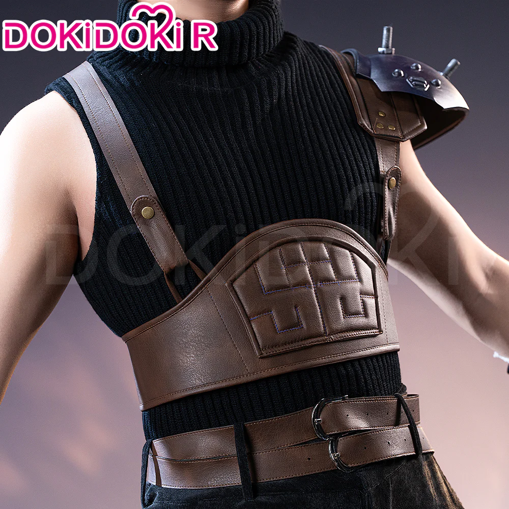 【Size S-3XL】DokiDoki-R Game Cosplay Clooud Striffe Costume - Image 4