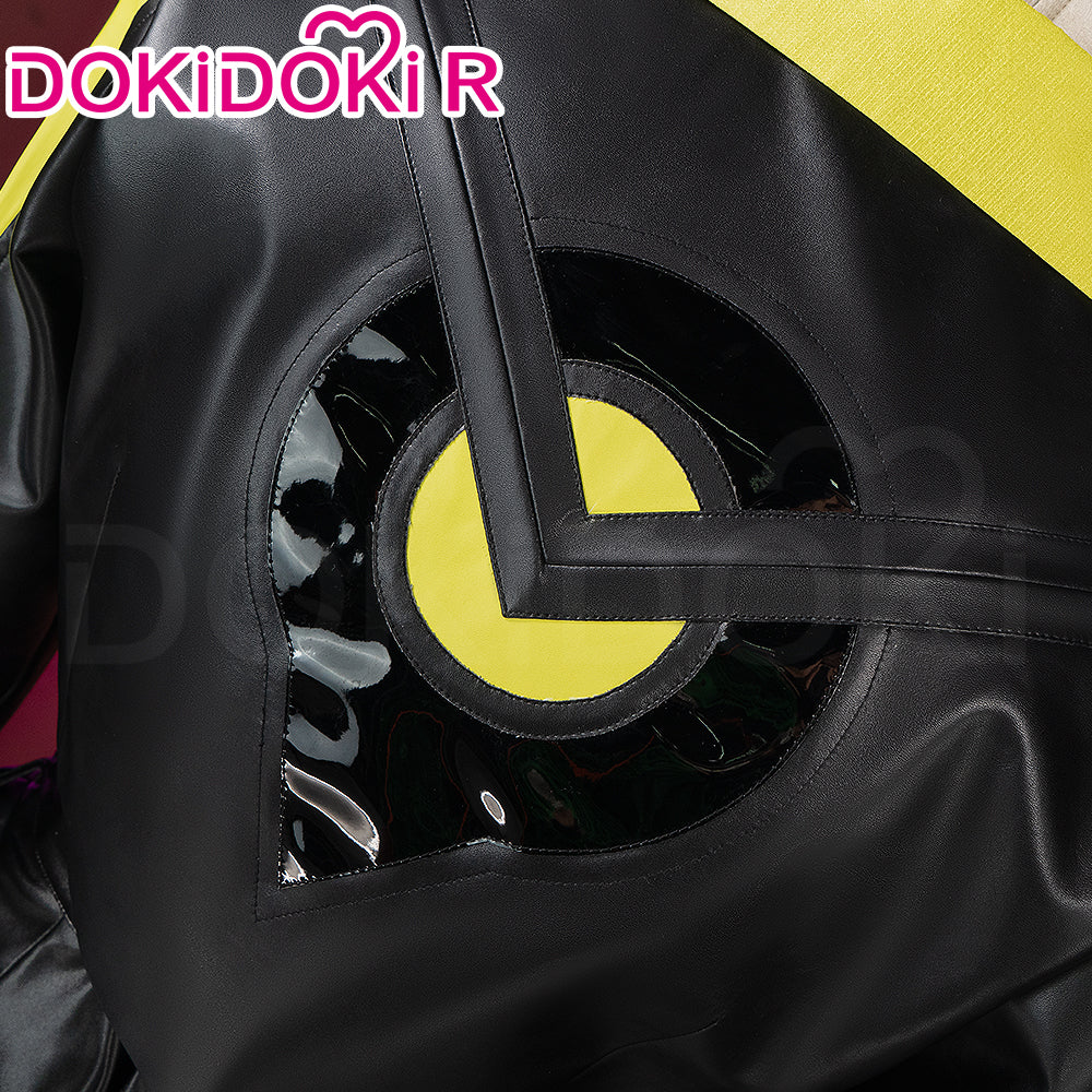 【ONLY FOR DISPLAY 】【Size S-3XL】DokiDoki-R Game Cosplay Costume Colorful Coat Black Pants - Image 4