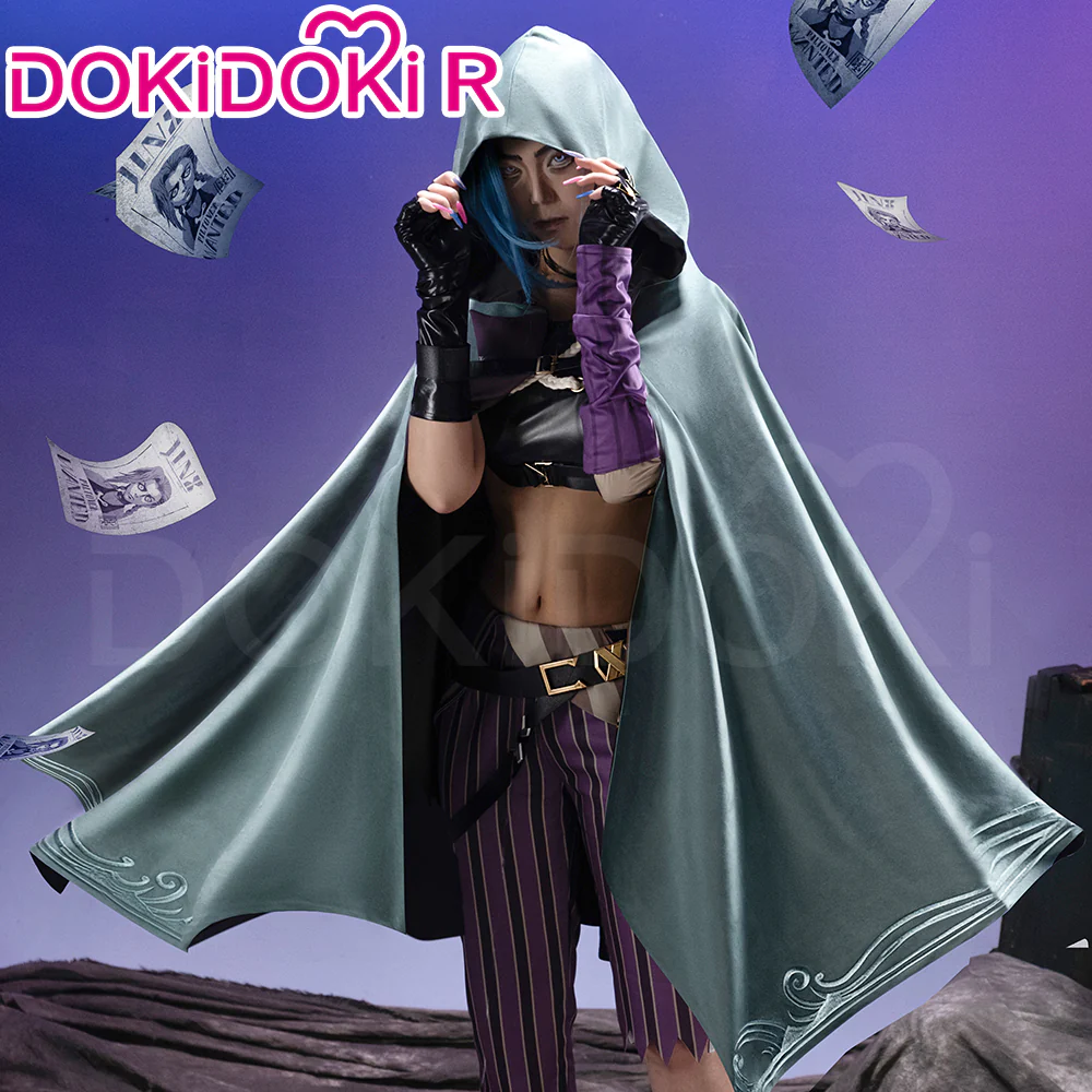 【Ready For Ship】【Size S-3XL】DokiDoki-R Game Cosplay Jinxx Cloak Cape