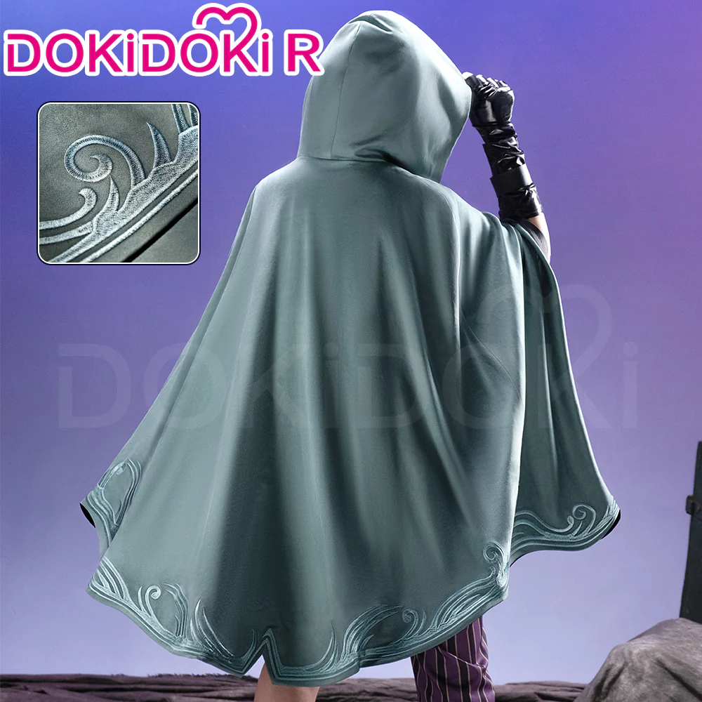 【Ready For Ship】【Size S-3XL】DokiDoki-R Game Cosplay Jinxx Cloak Cape - Image 2