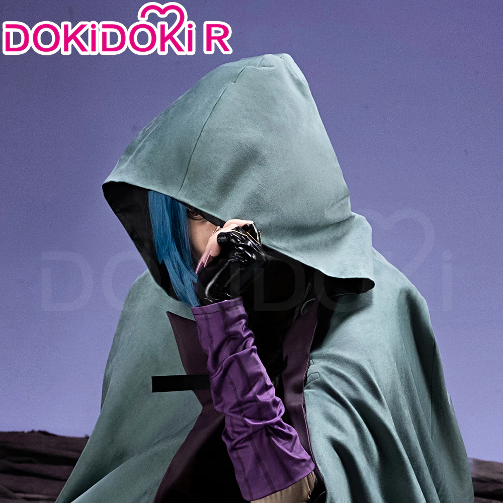 【Ready For Ship】【Size S-3XL】DokiDoki-R Game Cosplay Jinxx Cloak Cape - Image 3