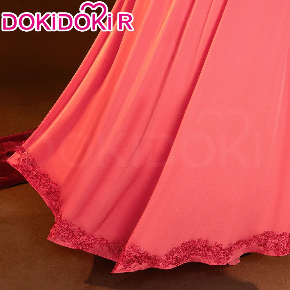 【Ready For Ship】【Size S-3XL】DokiDoki-R Game Cosplay Costume Aeritth Pink dress / Shoes - Image 4