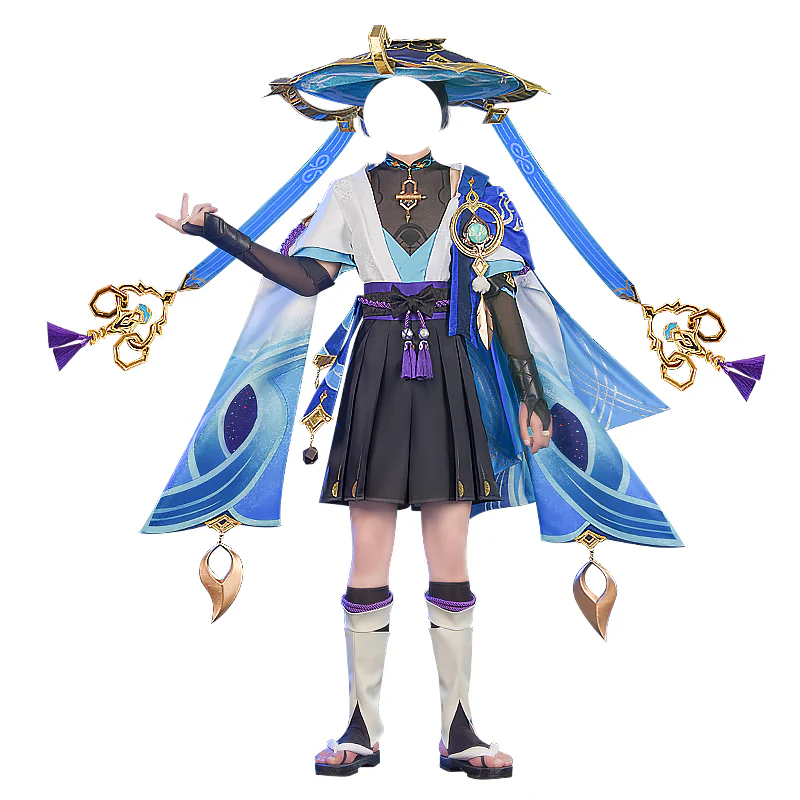 【Ready For Ship】【Last Batch】【Size S-2XL】DokiDoki-R Game Genshin Impact Cosplay Scaramouche Costume Wanderer - Image 6