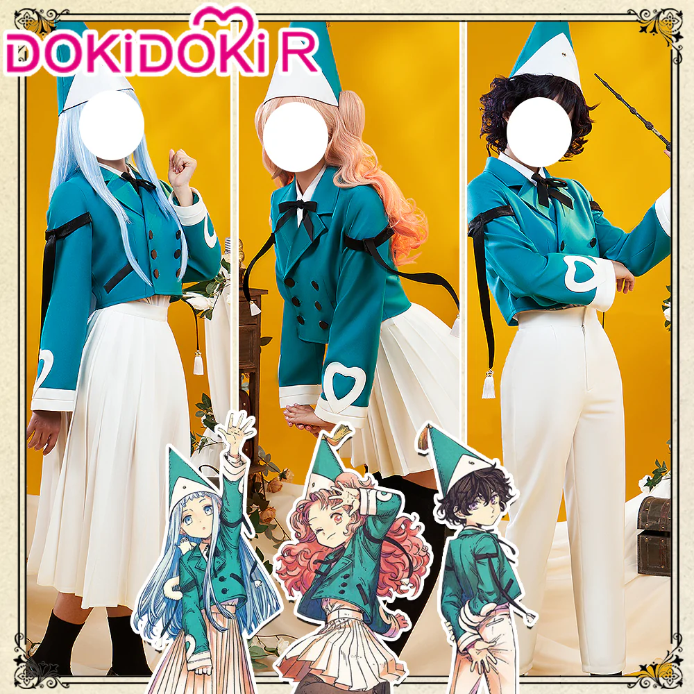 【Partially Ready For Ship】【Size S-3XL】DokiDoki-R Manga Witch Hat Atelier Cosplay Richeh / Agott / Tetia Costume Halloween