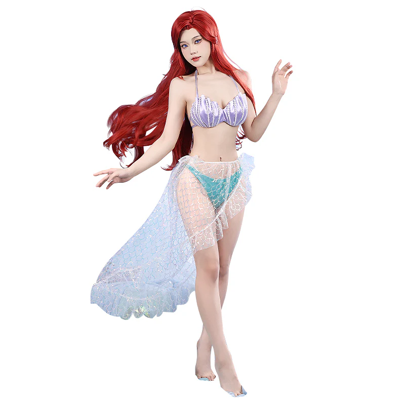 【 Ready For Ship】【Size S-3XL】【Last Batch】DokiDoki-R Moive The Little Mermaid Cosplay Ariel Doujin Swimsuit Costume - Image 5