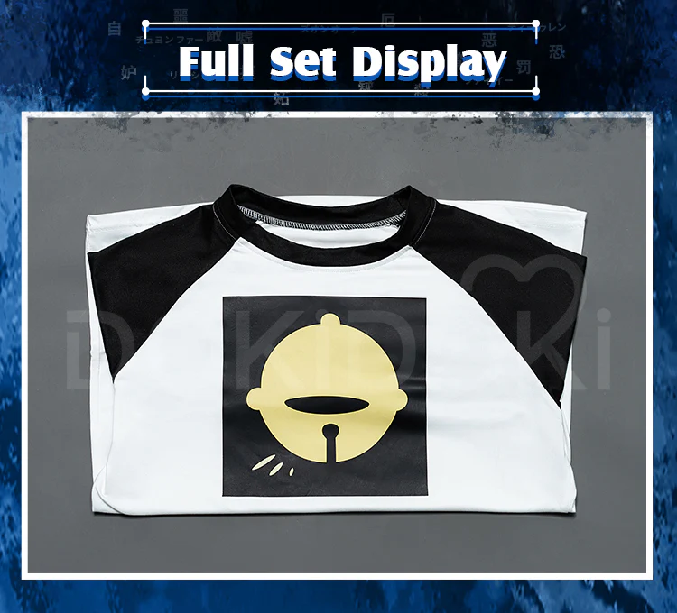 【Partially Ready For Ship】【Size S-3XL】DokiDoki-R Movie Anime Cosplay Costume Daily Wear Top Only T-shirt - Image 6
