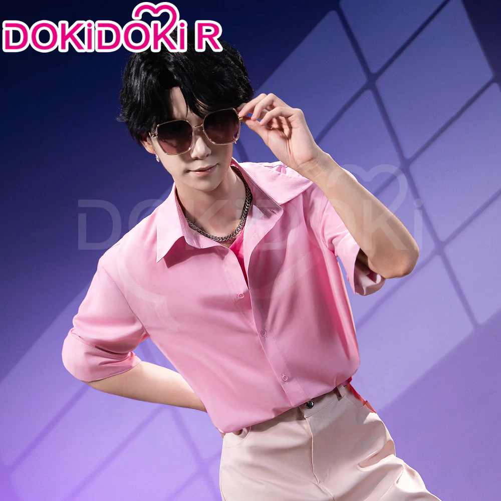 【Ready For Ship】【Size S-3XL】【Last Batch】DokiDoki-R Movie Anime KPOP KILLER Cosplay Pink Stage Costume - Image 3