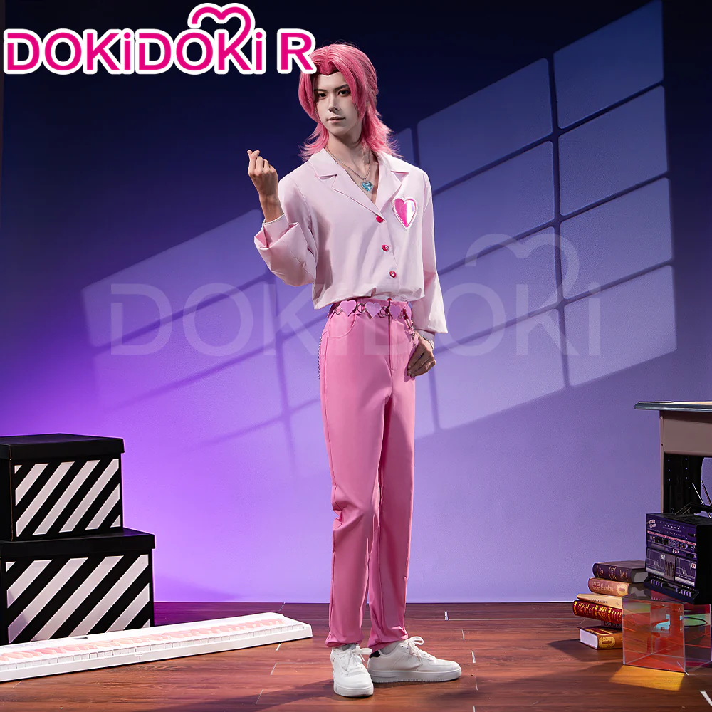 【Ready For Ship】【Size S-3XL】【Last Batch】DokiDoki-R Movie Anime KPOP KILLER Cosplay Pink Stage Costume - Image 4