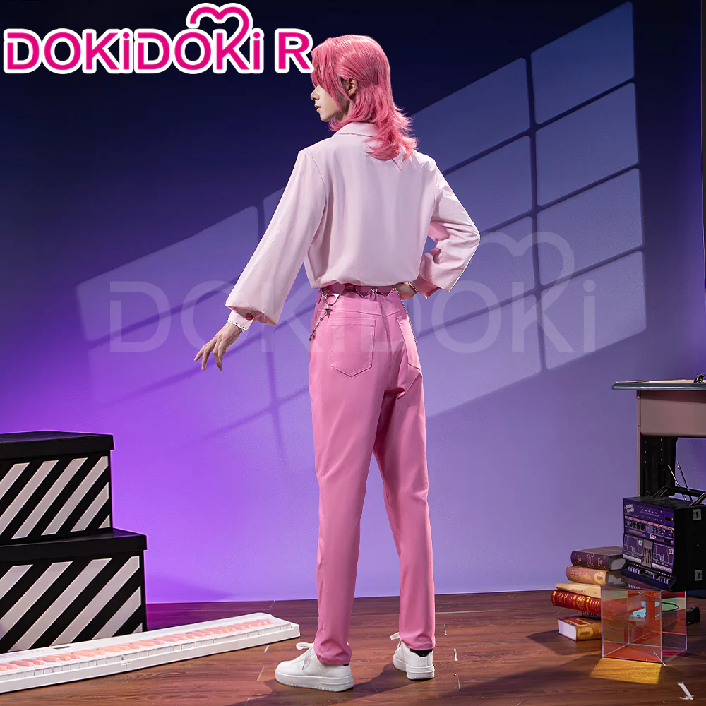 【Ready For Ship】【Size S-3XL】【Last Batch】DokiDoki-R Movie Anime KPOP KILLER Cosplay Pink Stage Costume - Image 5