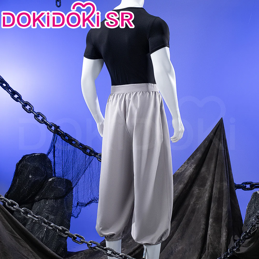 【Partially Ready For Ship】【Size S-3XL】DokiDoki-SR Anime Cosplay Black Grey Costume Men - Image 3