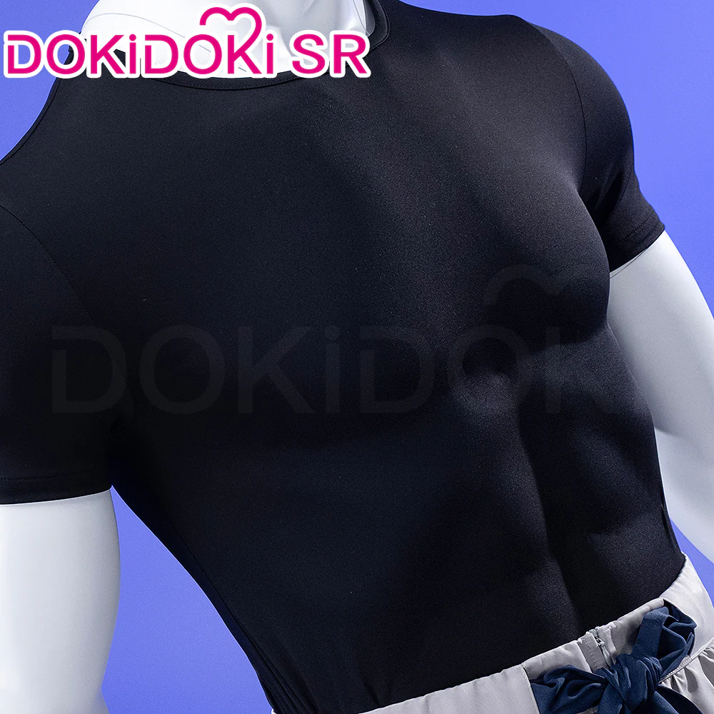 【Partially Ready For Ship】【Size S-3XL】DokiDoki-SR Anime Cosplay Black Grey Costume Men - Image 4