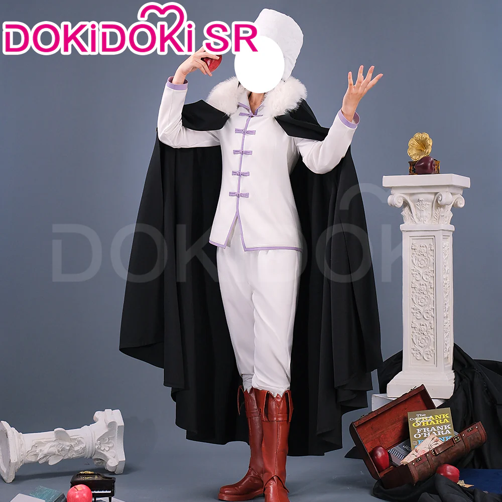 【Partial  Ready For Ship】【Size S-3XL】DokiDoki-SR Anime Cosplay Costume White Suit Black Cloak - Image 2