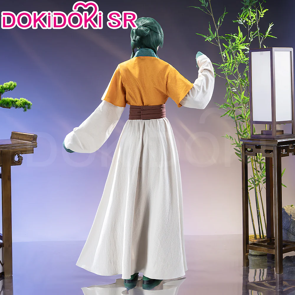 【Ready For Ship】【Size XS-3XL】DokiDoki-SR Anime The Apothecary Diaries Cosplay Maomao Maid Yellow Costume Mao Mao - Image 5