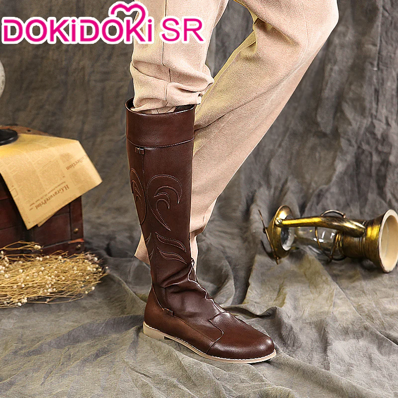 【Ready For Ship】【Size S-3XL】DokiDoki-SR Game Cosplay Costume Green Suit / Boots - Image 6