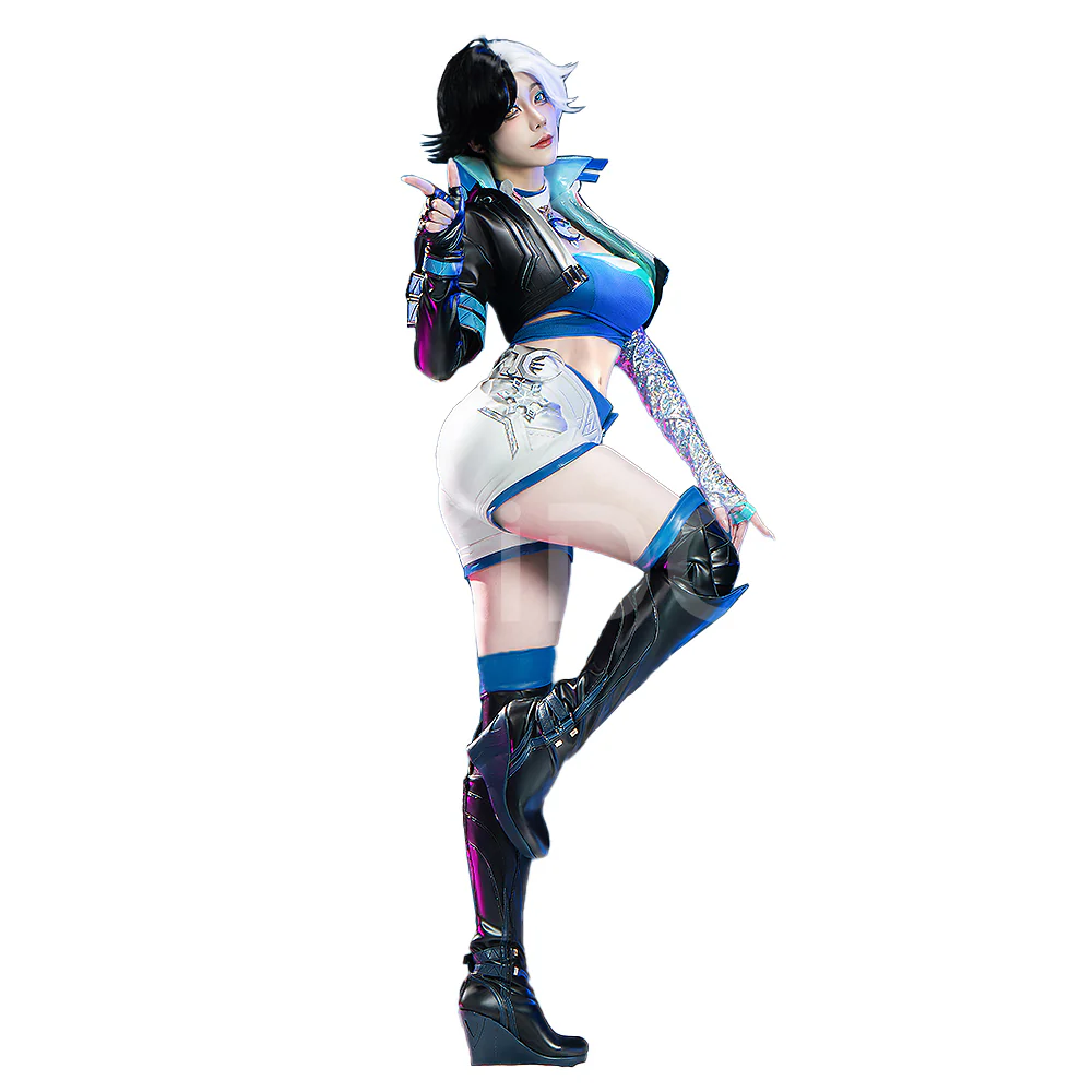 【Costume Ready For Ship】【Size S-3XL】Dokidoki-SR Game Cosplay Costume / Shoes Woman Snow - Image 10