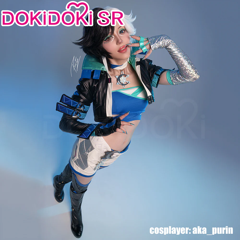 【Costume Ready For Ship】【Size S-3XL】Dokidoki-SR Game Cosplay Costume / Shoes Woman Snow - Image 2