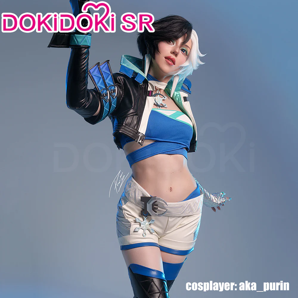 【Costume Ready For Ship】【Size S-3XL】Dokidoki-SR Game Cosplay Costume / Shoes Woman Snow - Image 3