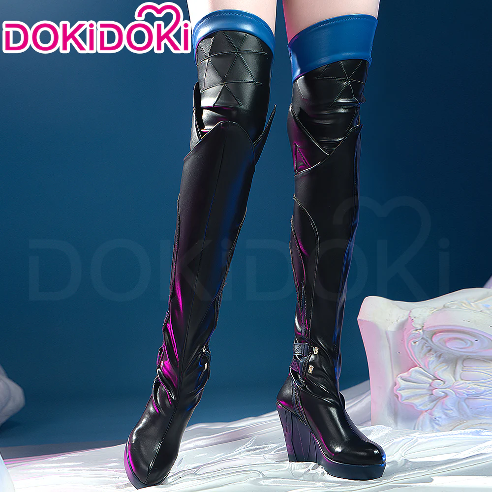 【Costume Ready For Ship】【Size S-3XL】Dokidoki-SR Game Cosplay Costume / Shoes Woman Snow - Image 7