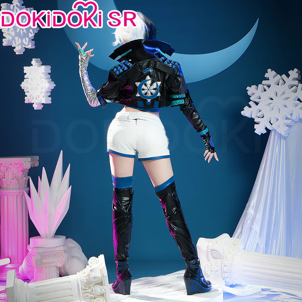 【Costume Ready For Ship】【Size S-3XL】Dokidoki-SR Game Cosplay Costume / Shoes Woman Snow - Image 9