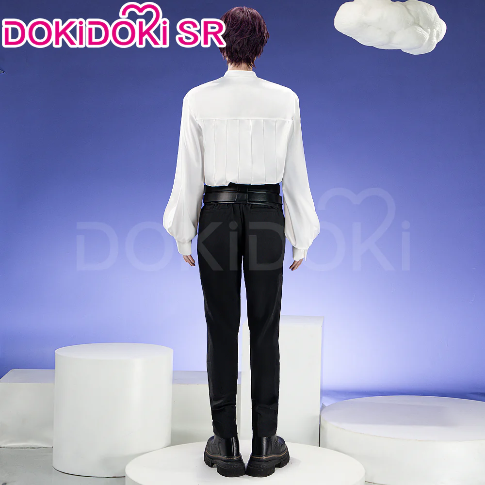 【Ready For Ship】【Size S-3XL】DokiDoki-SR Game Love and Deepspace Cosplay Rafayel White Sand Phantom Costume White Skirt - Image 3