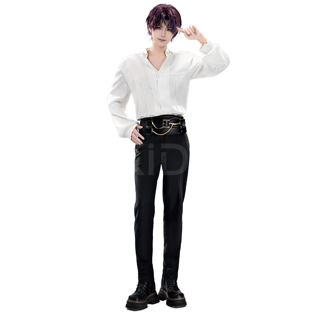 【Ready For Ship】【Size S-3XL】DokiDoki-SR Game Love and Deepspace Cosplay Rafayel White Sand Phantom Costume White Skirt - Image 5