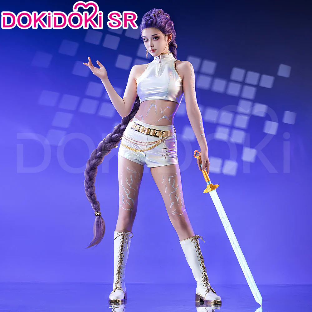【Partially Ready For Ship】【Size XS-3XL】【Last Batch】DokiDoki-SR Movie Anime KPOP KILLER Costume WHITE SERIES - Image 2