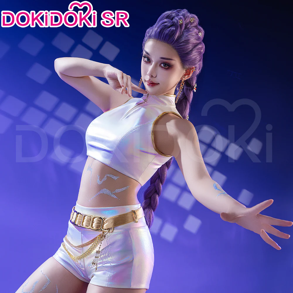 【Partially Ready For Ship】【Size XS-3XL】【Last Batch】DokiDoki-SR Movie Anime KPOP KILLER Costume WHITE SERIES - Image 4