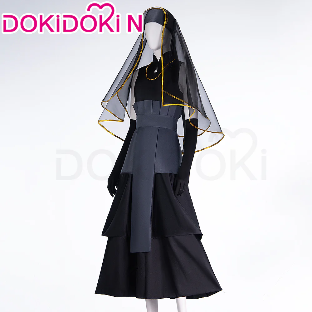 【In Stock】【Size S-3XL】DokiDoki-N Anime cosplay Girl Black Wedding Dress - Image 2