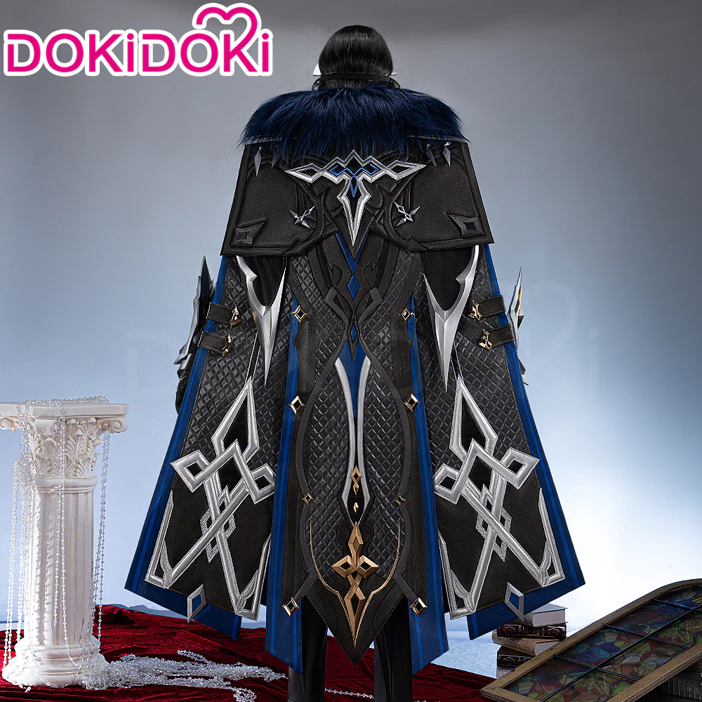 【Partially Ready For Ship】【Size S-4XL】DokiDoki Game Genshin Impact Cosplay II Capitano Costume The Captain / Cape - Image 4