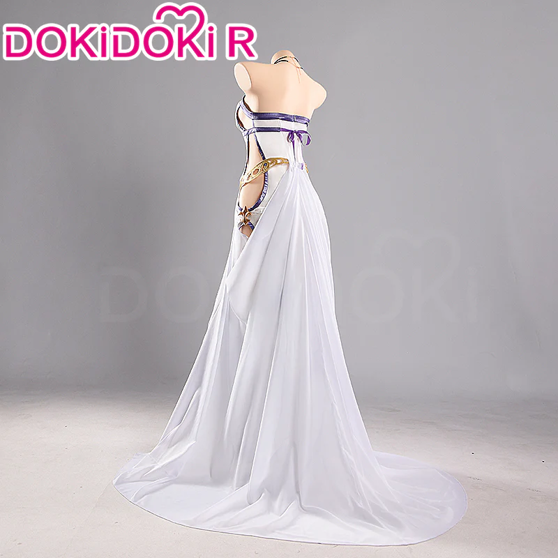 【Size S-2XL】DokiDoki-R Anime Manga Cosplay Nun Costume White Long Dress - Image 2