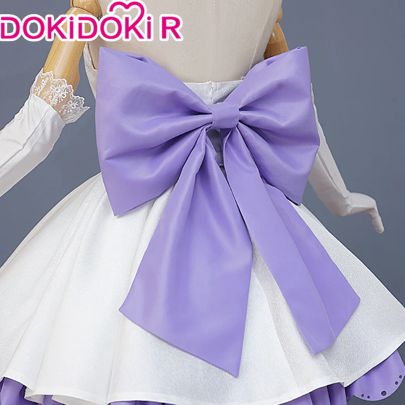 【in stock】DokiDoki-R Game Genshin Impact Cosplay Keqing Wedding Dress - Image 5