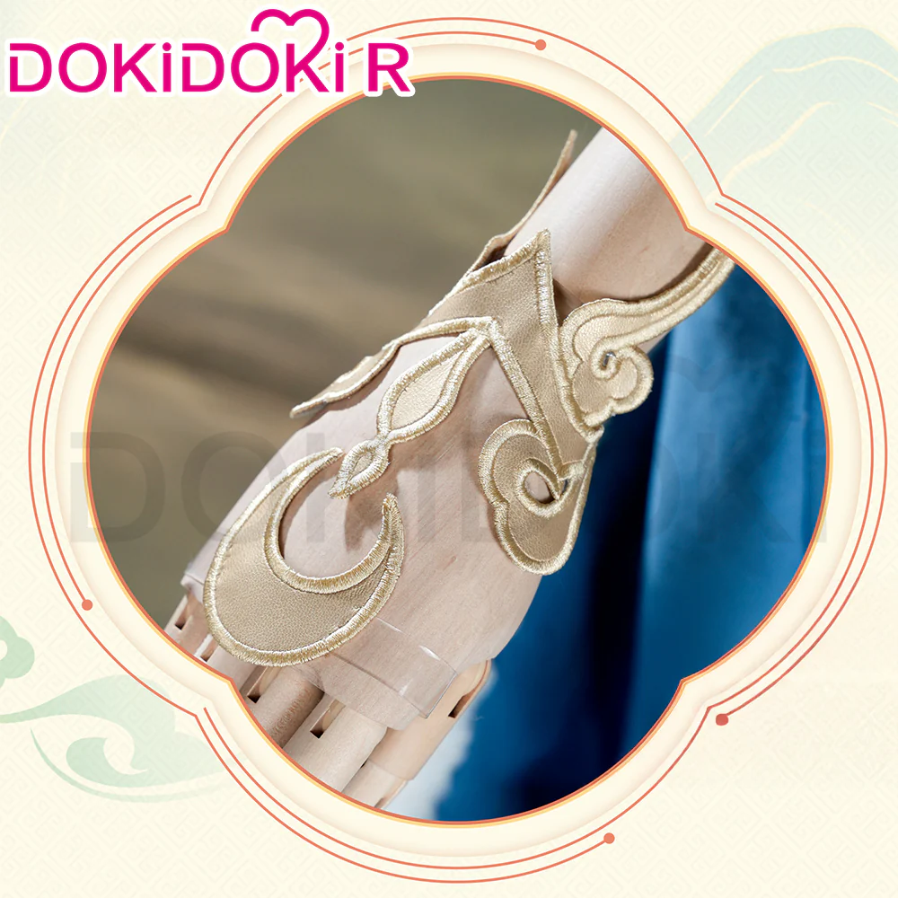 【Size S-XL】DokiDoki-R Game Genshin Impact Cosplay Zi Bai Costume White Horse Adeptus Zibai Luna IV - Image 3