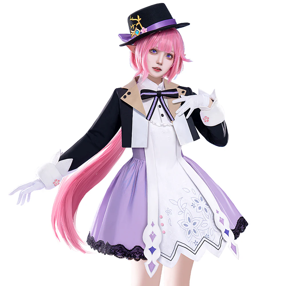 【Size S-XL】DokiDoki-R Game Honkai Impact 3rd Cosplay Elysia Costume Wonderland Series - Image 5