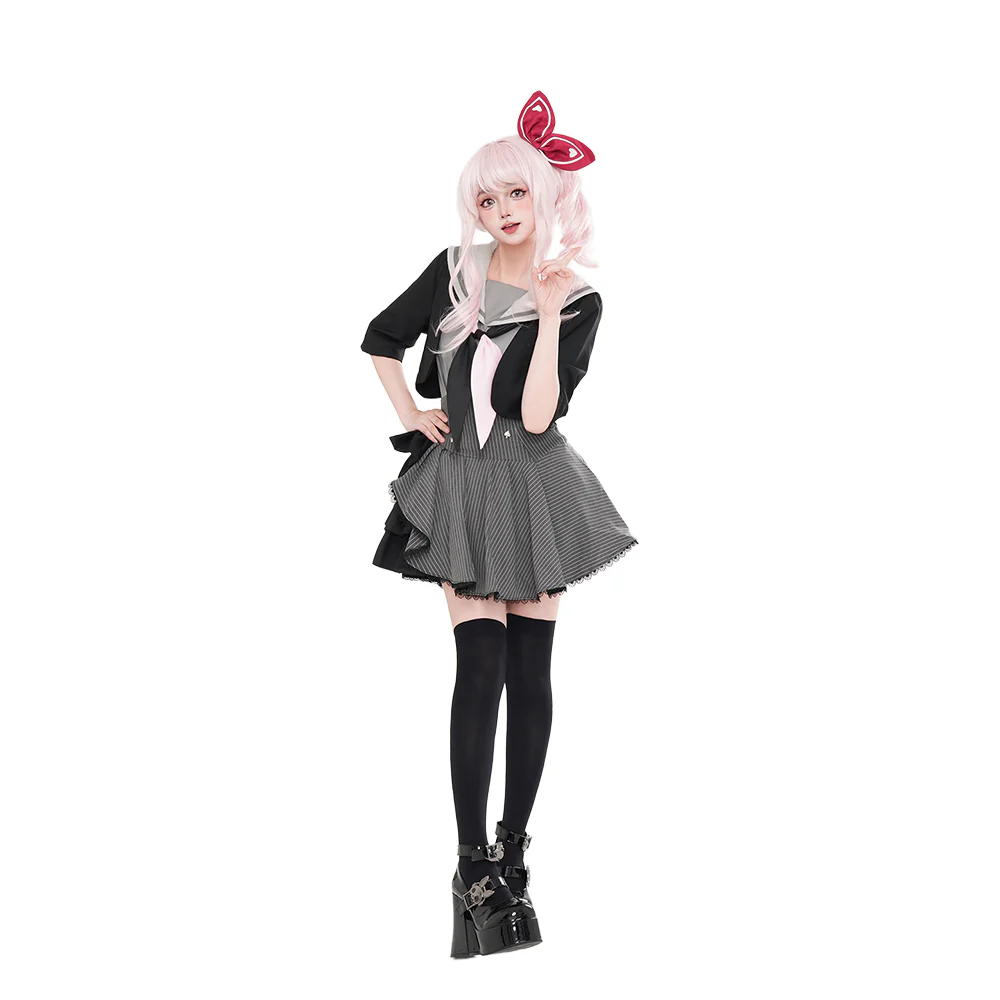【Size S-XL】DokiDoki-R Game Prooject Sekaai Colorful Staage! Cosplay Akiyamaa Mizukii Costume - Image 6