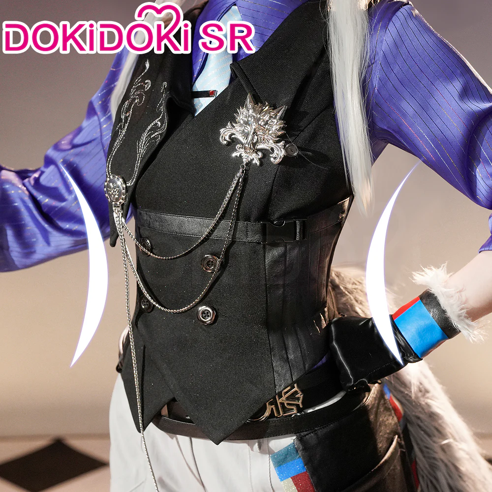 DokiDoki-SR Game Arknights Cosplay Lappland The Decadenza Costume Unruly Humbleness Lappland Saluzzo - Image 4