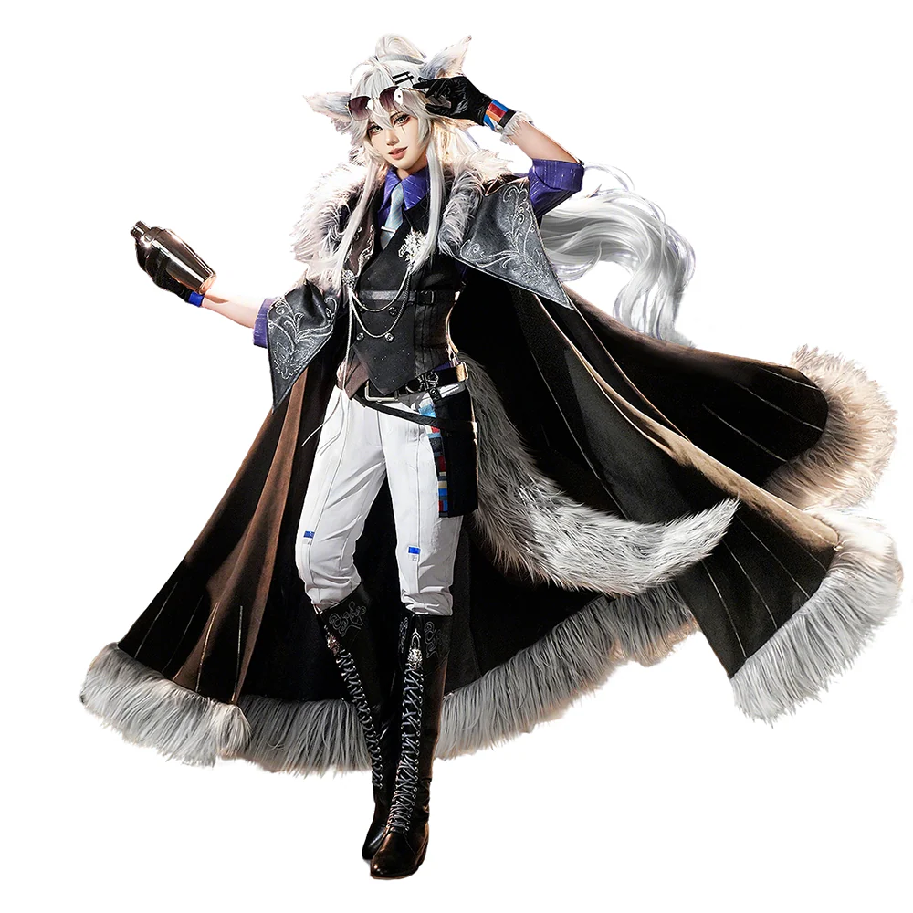 DokiDoki-SR Game Arknights Cosplay Lappland The Decadenza Costume Unruly Humbleness Lappland Saluzzo - Image 5