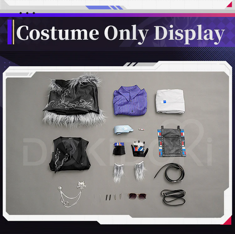DokiDoki-SR Game Arknights Cosplay Lappland The Decadenza Costume Unruly Humbleness Lappland Saluzzo - Image 6