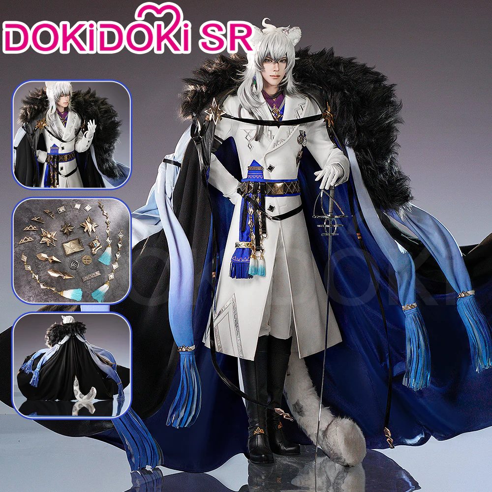 【Size S-XL】DokiDoki-SR Game Arknights Cosplay Silverash the Reignfrost Costume Enciodes Silverash