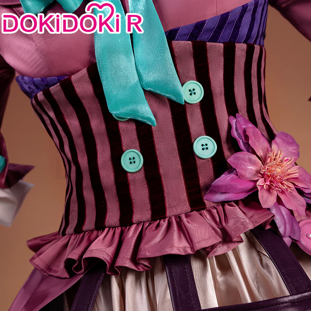 【Size S-2XL】DokiDoki-R Game Identity V  Meteorologist Tea Time Cosplay Costume Ms.Saucer - Image 2