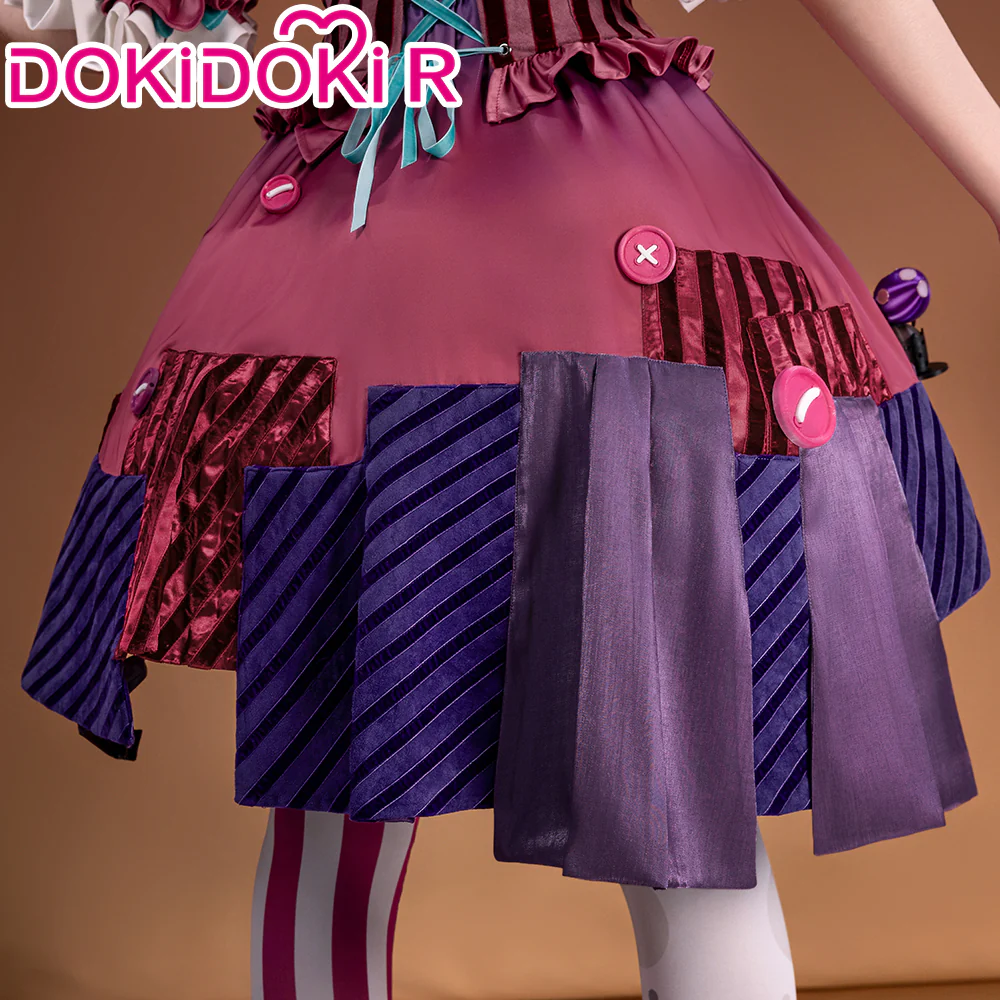 【Size S-2XL】DokiDoki-R Game Identity V  Meteorologist Tea Time Cosplay Costume Ms.Saucer - Image 4