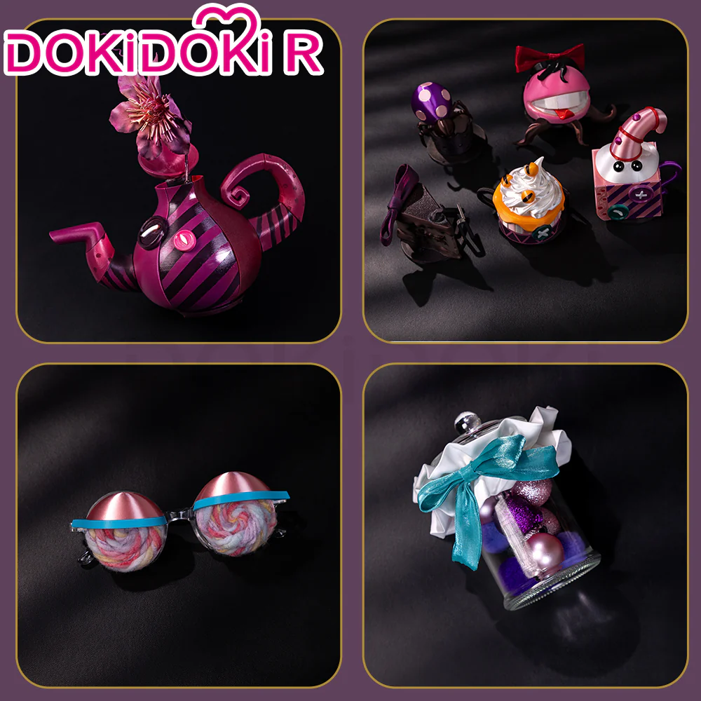 【Size S-2XL】DokiDoki-R Game Identity V  Meteorologist Tea Time Cosplay Costume Ms.Saucer - Image 5