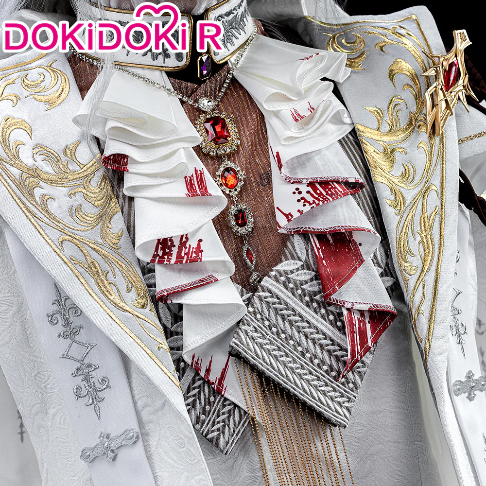 【Size XS-2XL】DokiDoki-R Game Love And Deepspace Cosplay Sylus Crimson Departure Costume  Crimson Rapture Crimson Feast Silverwing Fiend - Image 4