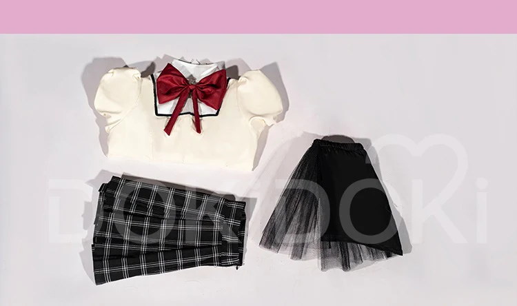 【IN STOCK】【Size XS-2XL】DokiDoki-R Anime Cosplay Costume Magica Girl School Uniform - Image 7