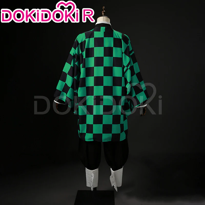 【Size XS-2XL】DokiDoki-R Anime Cosplay Black Green Costume Men - Image 4