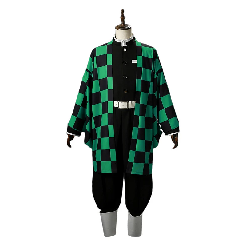 【Size XS-2XL】DokiDoki-R Anime Cosplay Black Green Costume Men - Image 6